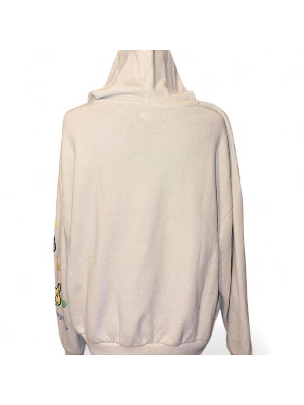 Playboy x PacSun Happy Camper Oversized Pastel Rainbow Graphic Hoodie - Small - Picture 4 of 6